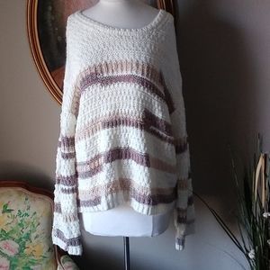 NWT Knitizen Collection Stripe Sweater. XXL